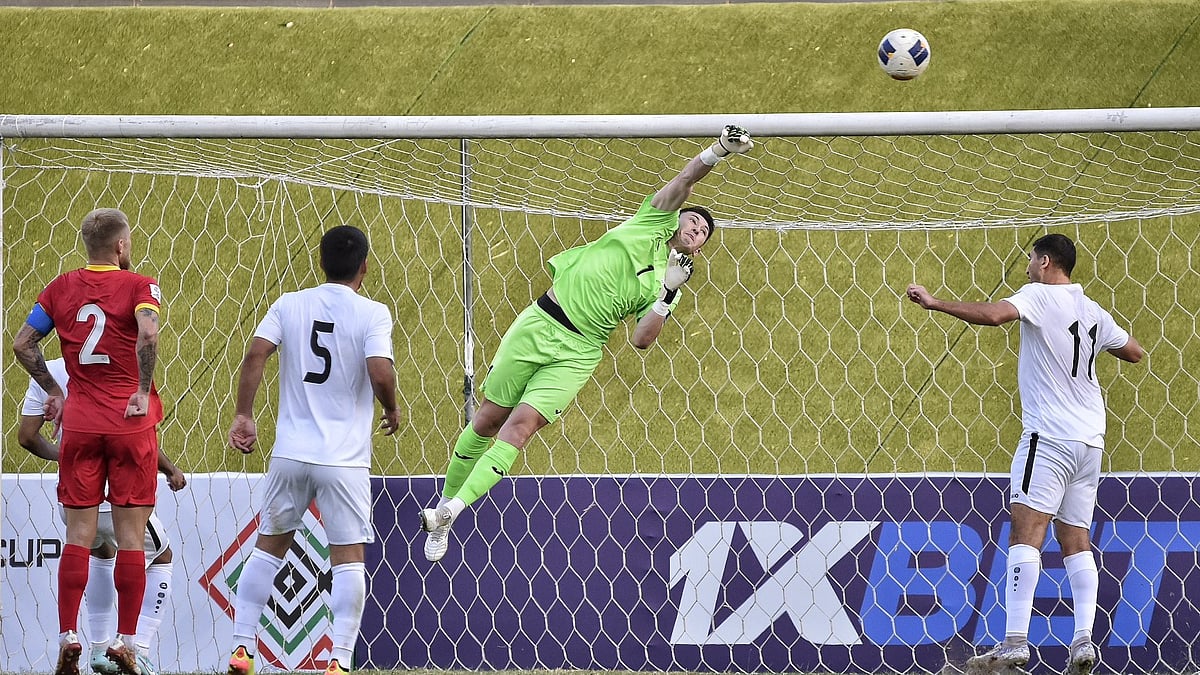 Photo: X/CAFA : Kyrgyz Republic Vs Turkmenistan Highlights, CAFA Nations Cup: Action from the group A match in Tashkent.