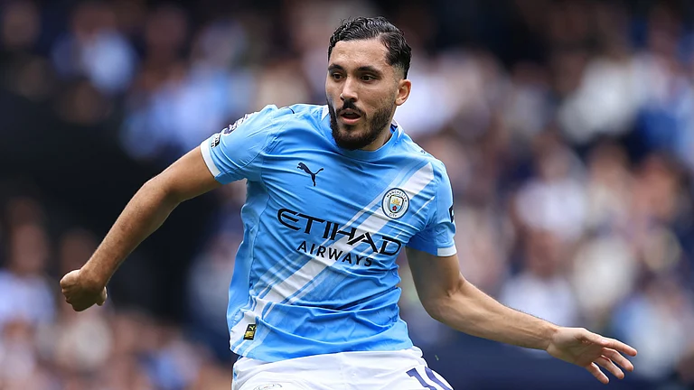 Manchester City's Rayan Cherki in the Premier League 2025-26 - AP