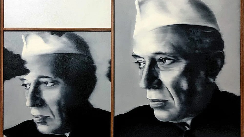 Nehru and Me Artwork by Riyas Komu  