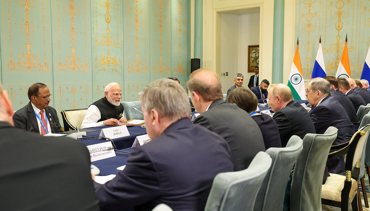 Modi-Putin Bilateral Meet | - Modi's X |