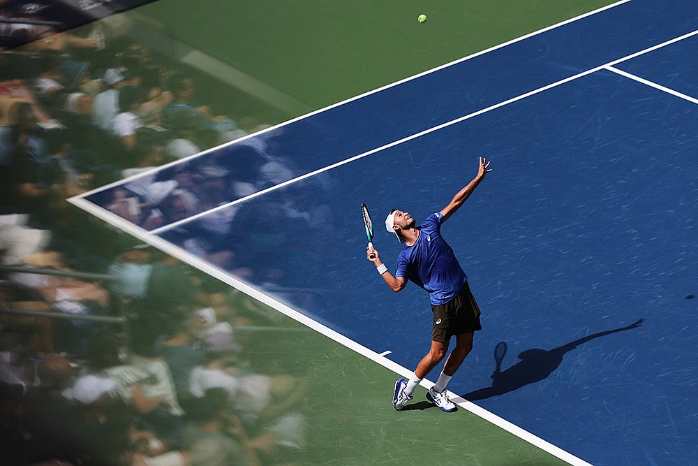 US Open Tennis  Leandro Riedi