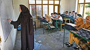| Photo: Getty Images : The Book Buzz: A school in
Srinagar