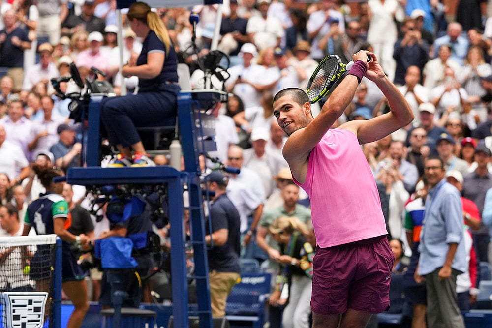 | Photo: AP/Kirsty Wigglesworth : US Open 2025: Carlos Alcaraz vs Jiri Lehecka