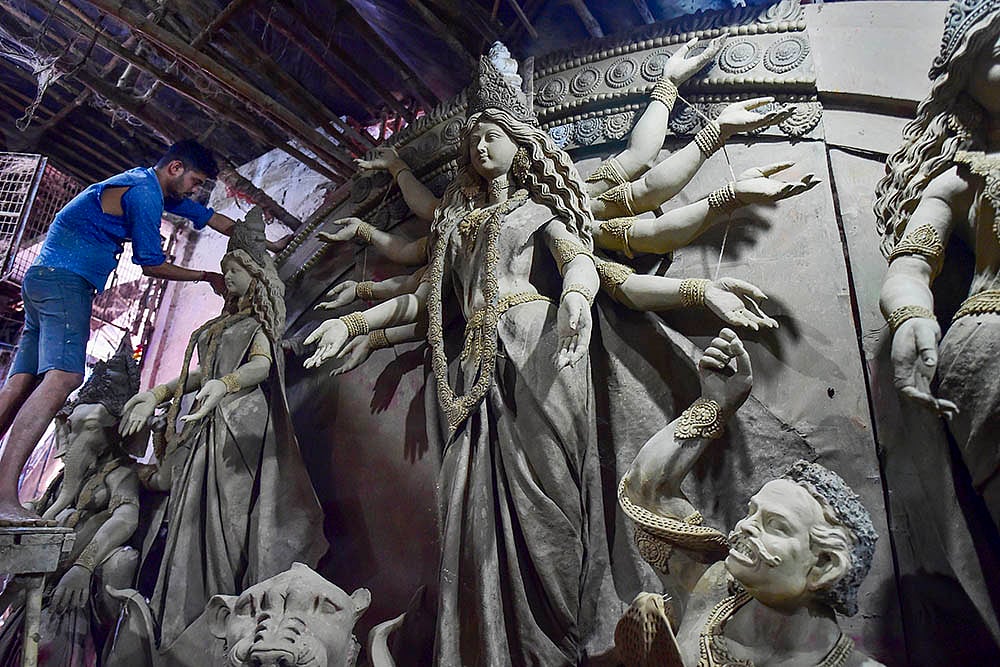 Durga Puja festival preps