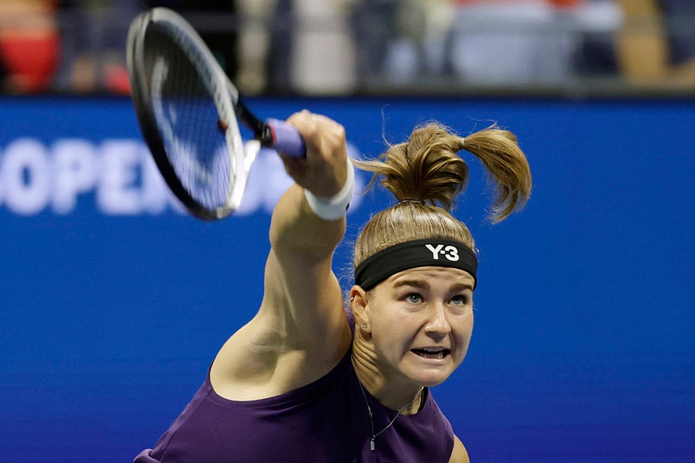 US Open Tennis 2025 quarter-final match Naomi Osaka vs Karolina Muchova_7
