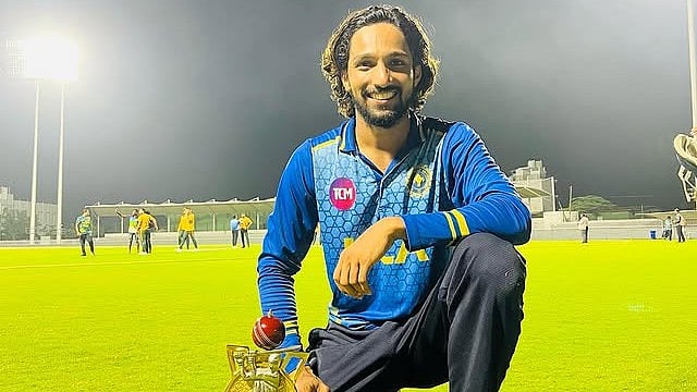 | Photo: Instagram/azhar_junior_14 : File photo of South Zone captain Mohammed Azharuddeen.