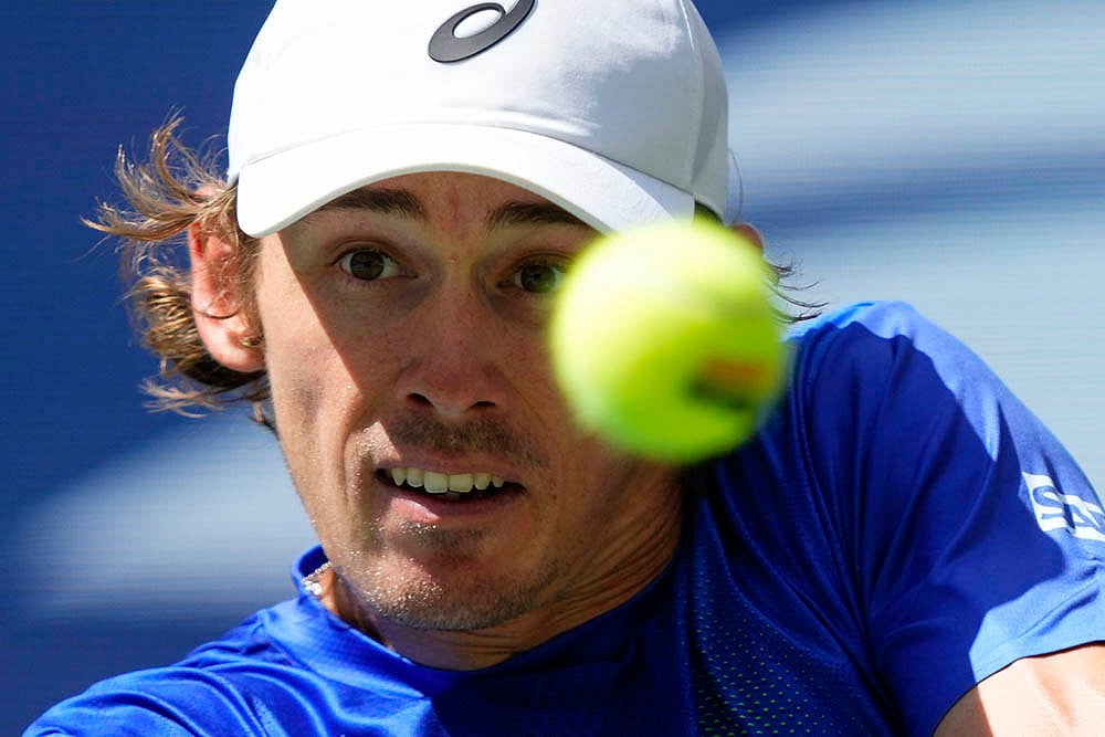 US Open Tennis 2025 quarter-final match Felix Auger Aliassime Vs Alex De Minaur_3