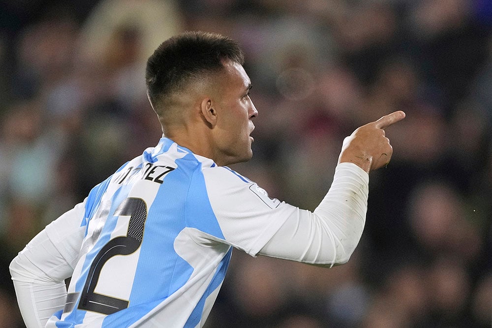 FIFA World Cup 2026 Qualifiers CONMEBOL match Argentina vs Venezuela_Lautaro Martinez