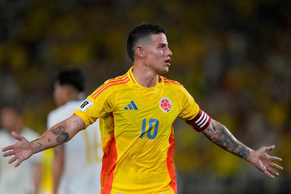 FIFA World Cup 2026 Qualifiers CONMEBOL match Colombia vs Bolivia_James Rodriguez 
