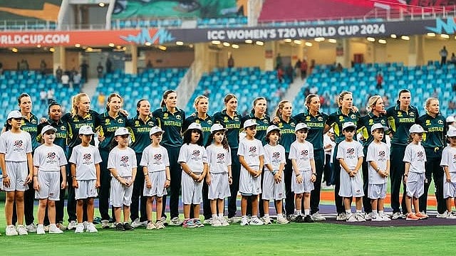 | Photo: Instagram/sophiemolineux : File photo of the Australia national women's team in ICC Women's T20 World Cup 2024.