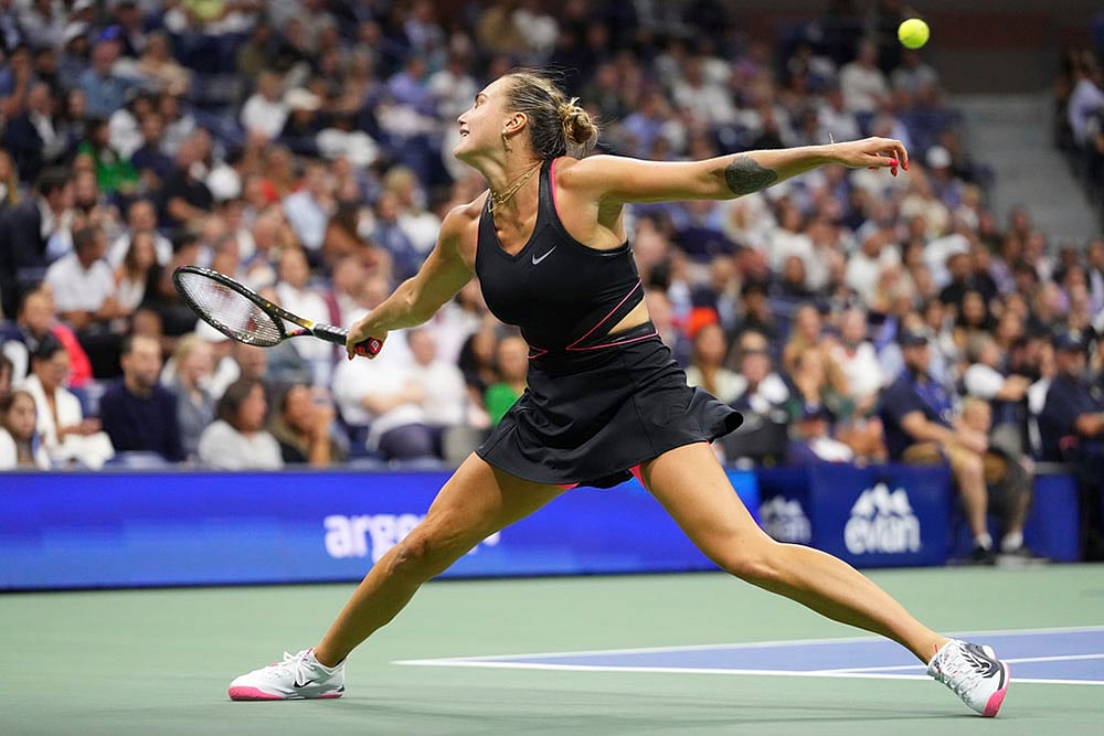 US Open Tennis 2025 womens singles semifinals Aryna Sabalenka vs Jessica Pegula_9