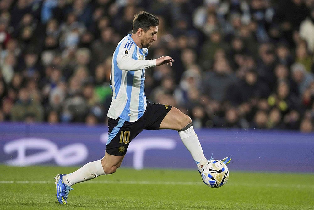FIFA World Cup 2026 Qualifiers CONMEBOL match Argentina vs Venezuela_Lionel Messi