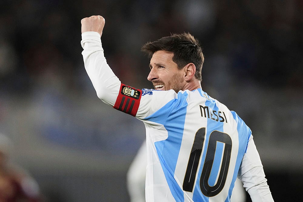 FIFA World Cup 2026 Qualifiers CONMEBOL match Argentina vs Venezuela_Lionel Messi