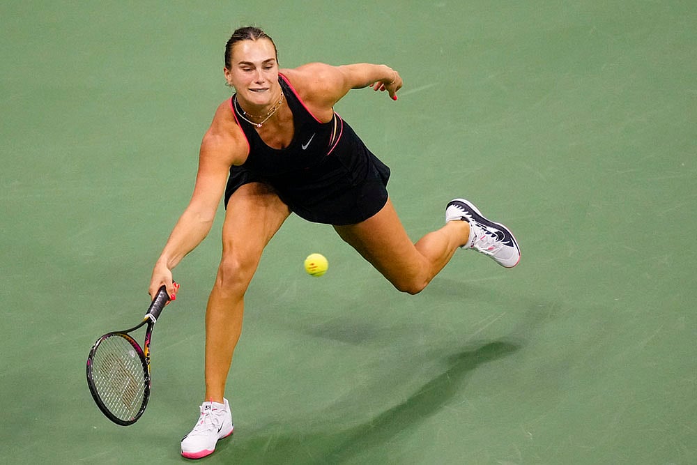 US Open Tennis 2025 womens singles semifinals Aryna Sabalenka vs Jessica Pegula_4