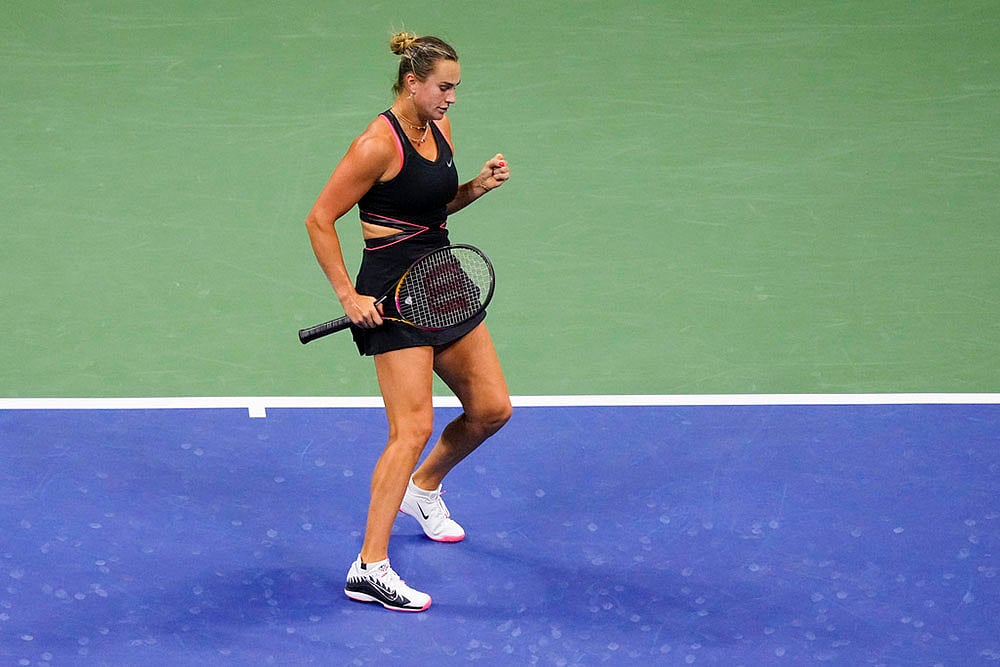 US Open Tennis 2025 womens singles semifinals Aryna Sabalenka vs Jessica Pegula_10