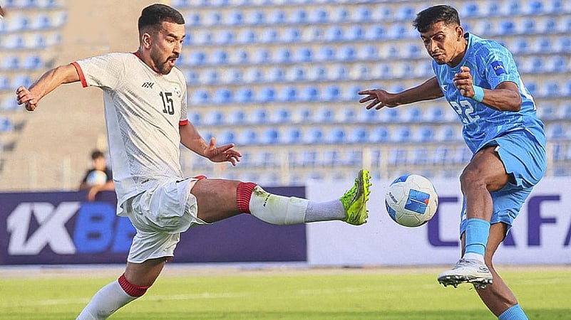 India vs Afghanistan CAFA Nations Cup 2025 Group B Ashique Kuruniyan MOhammad Naeem Rahimi