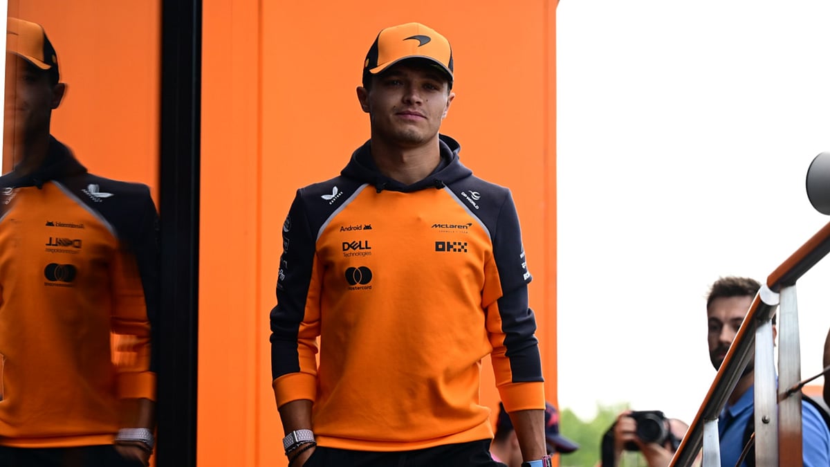 Lando Norris topped second practice at the Italian Grand Prix 2025.