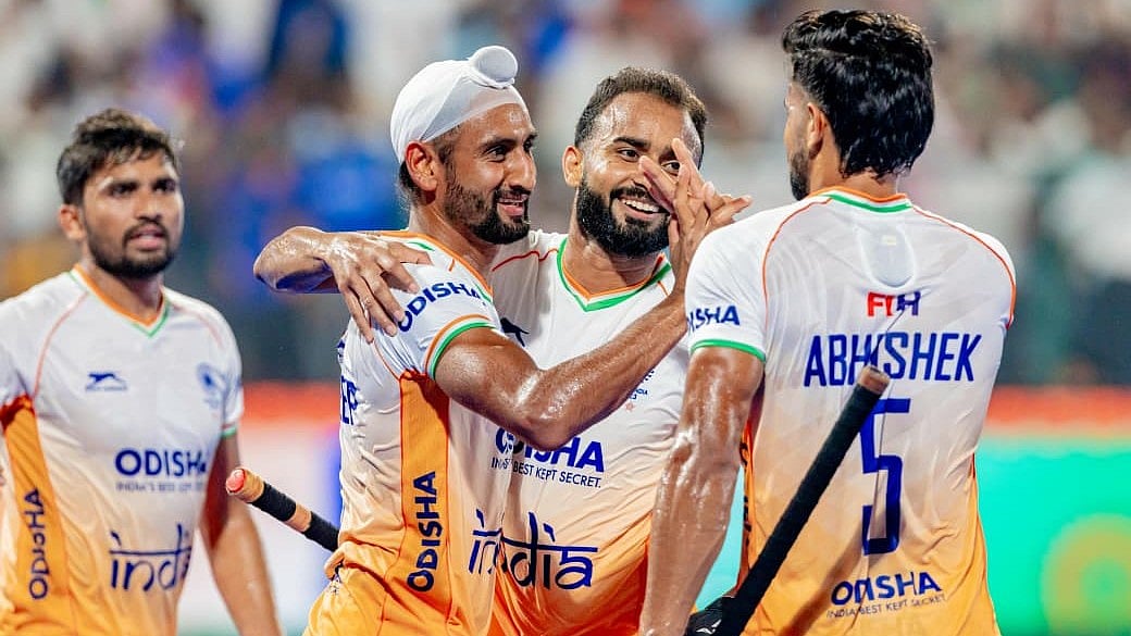 | Photo: Hockey India : India Vs China, Live Score, Hockey Asia Cup 2025 Super4s: IND Lead 5-0 After Dominant Start To Third Quarter