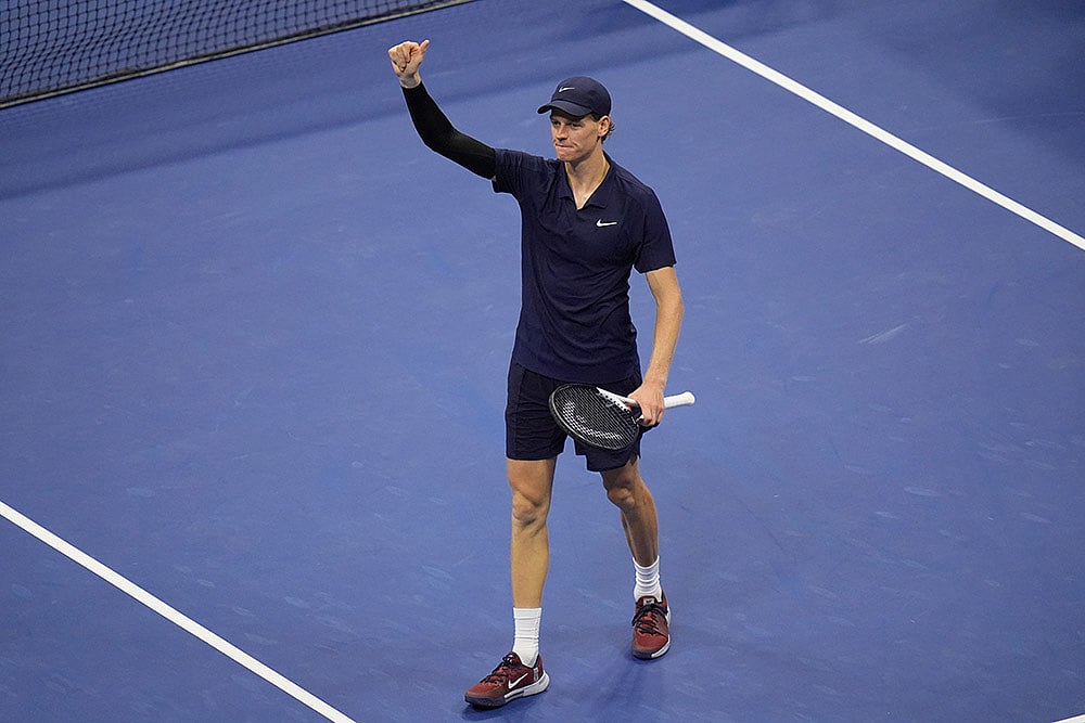 | Photo: AP/Seth Wenig : US Open: Jannik Sinner vs Felix Auger-Aliassime