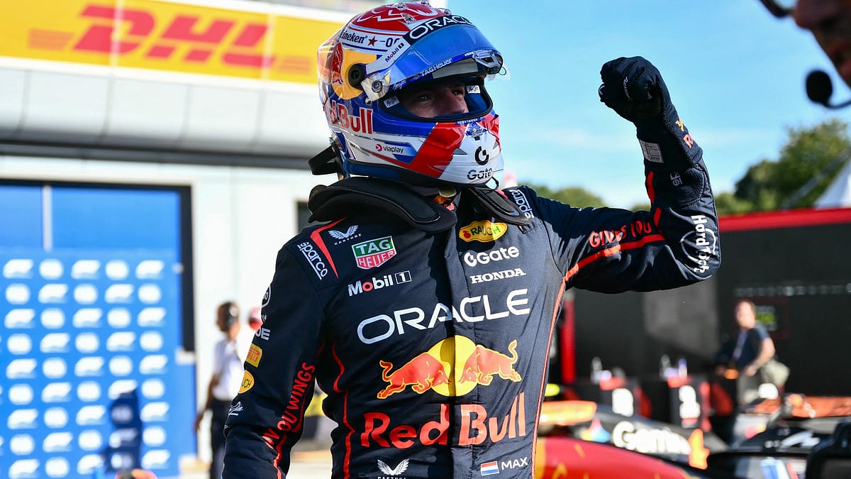 Max Verstappen achieved pole position at Monza.