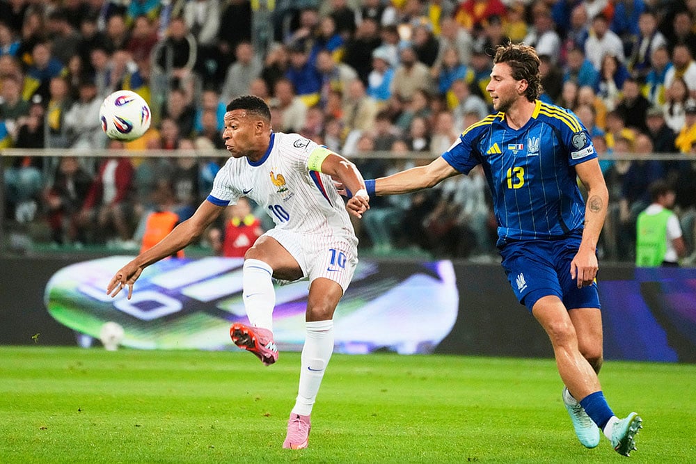 World Cup qualifying Sccer Match: France vs Ukraine