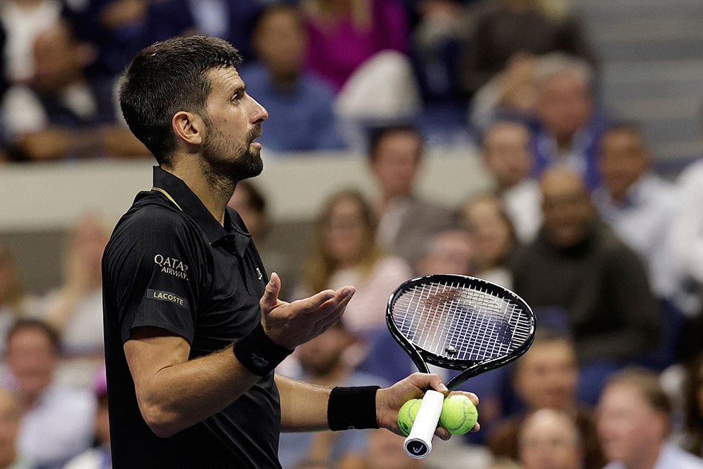 US Open Tennis Championships: Taylor Fritz vs Novak Djokovic