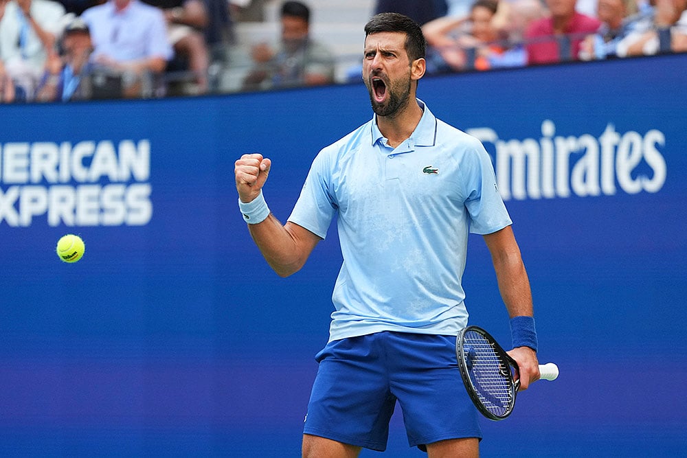 Novak Djokovic, of Serbia