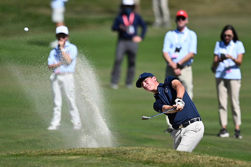 Walker Cup golf tournament 2025 Americans vs Great Britain And Ireland_Mason Howell 