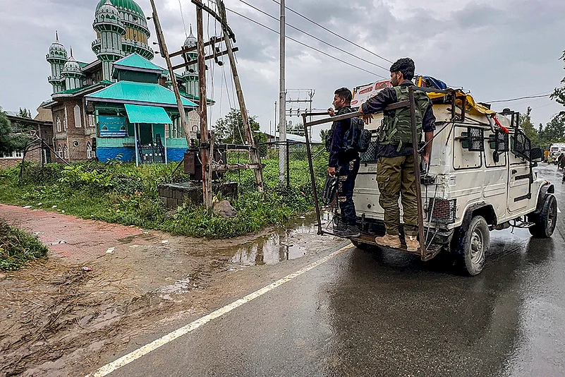 Search operation in J&K