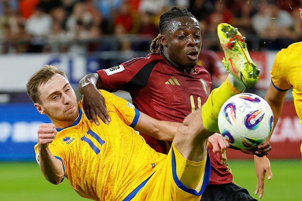 2026 World Cup qualification Europe Belgium vs Kazakhstan match_Jeremy Doku