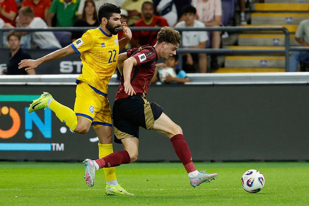 2026 World Cup qualification Europe Belgium vs Kazakhstan match_Maxim De Cuyper