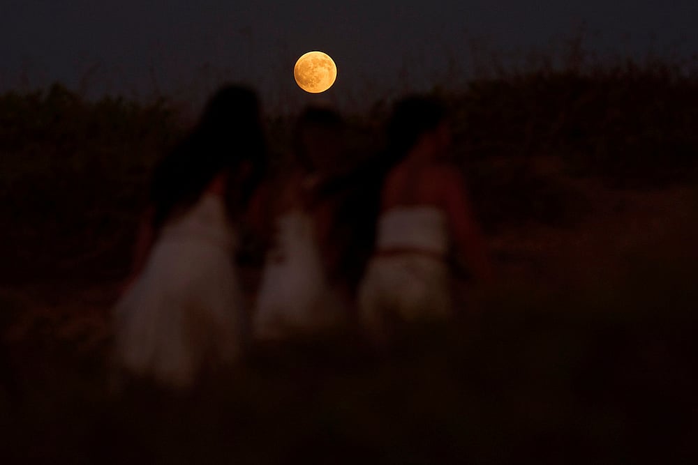 Lunar Eclipse September 2025 Blood Moon photos_Israel Lunar Eclipse 2025