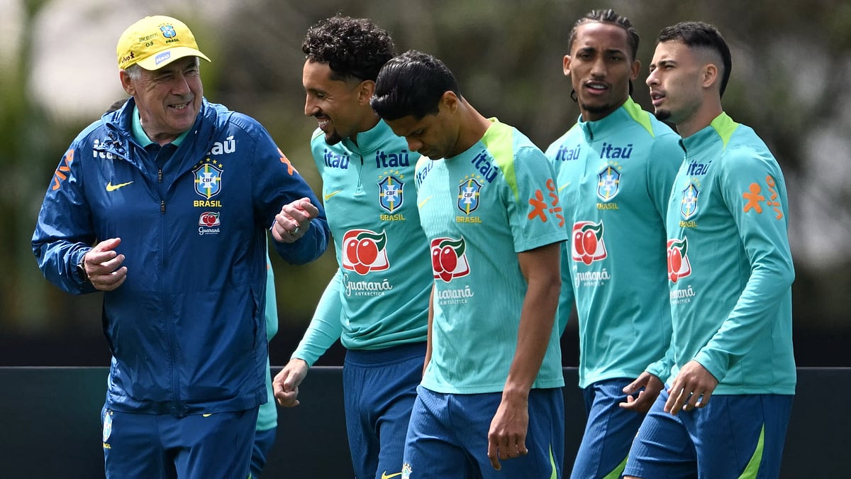 Brazil head coach Carlo Ancelotti