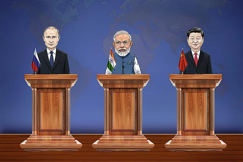 India SCO Summit 2025, India US relations, India China ties, India Russia defense