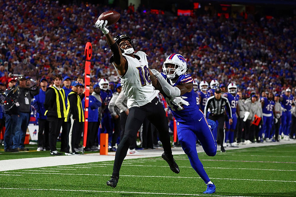 National Football League Buffalo Bills vs Baltimore Ravens match photos:  DeAndre Hopkins