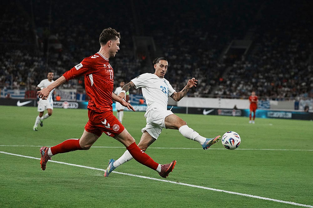 FIFA World Cup 2026 European Qualifiers Greece vs Denmark_Andreas Skov Olsen