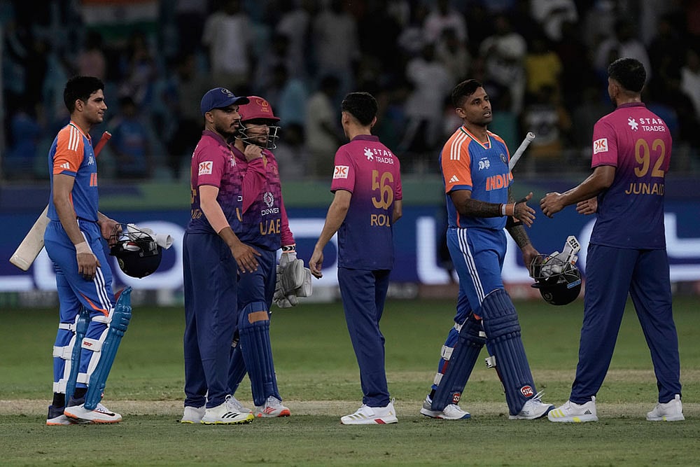 | Photo: AP/Fatima Shbair : Asia Cup T20: United Arab Emirates vs India