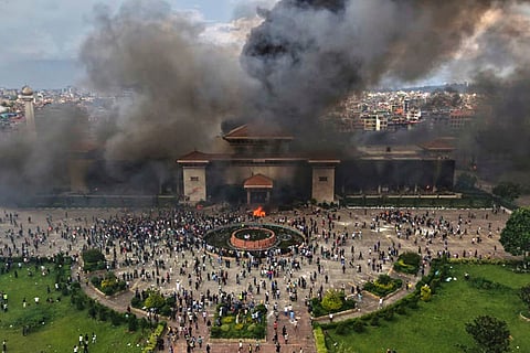 Anti-government protest Nepal
