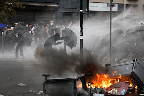 Protest France Block Everything