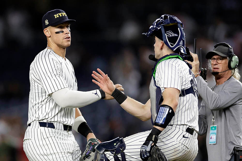 Major League Baseball 2025 MLB Game New York Yankees Vs Detroit Tigers_Aaron Judge, Ben Rice