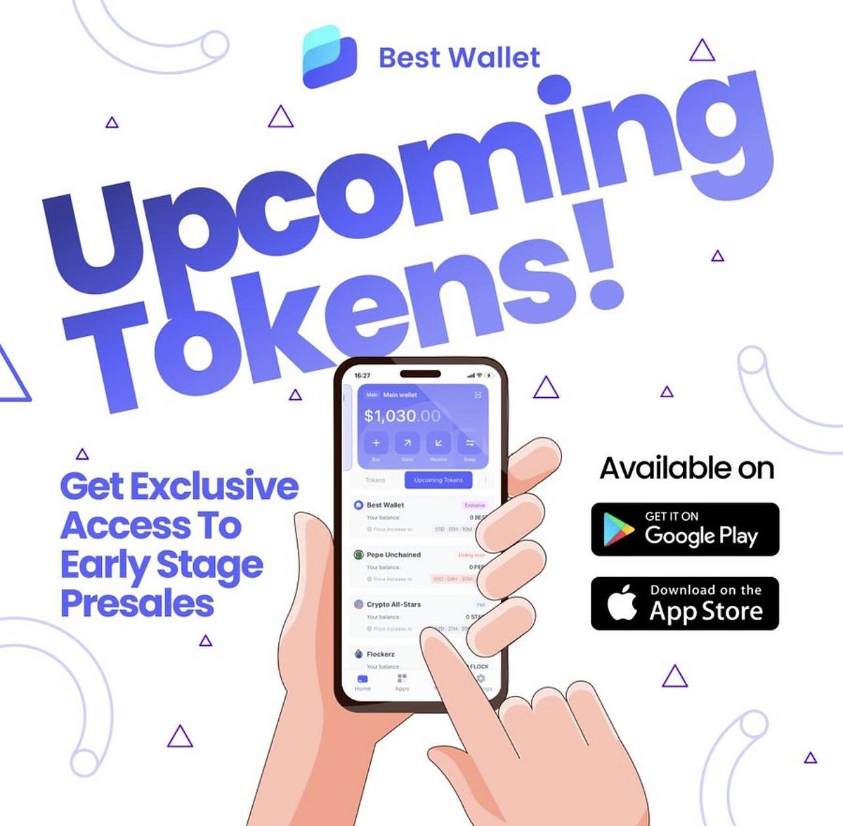 Best Wallet app promo: Upcoming tokens and presales.
