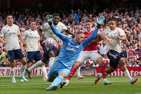 Britain Soccer Premier League: Arsenal vs Nottingham Forest