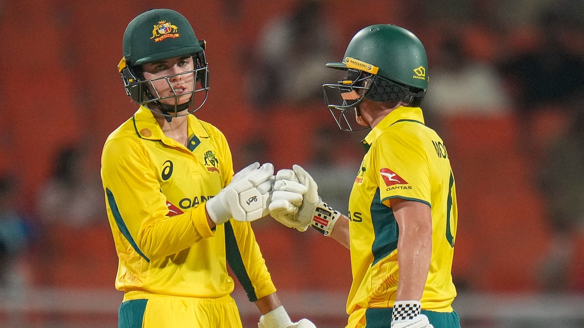 Photo: PTI : India Vs Australia Live Cricket Score, 1st Women's ODI Updates: Phoebe Litchfield, left, and Beth Mooney batting in New Chandigarh.
