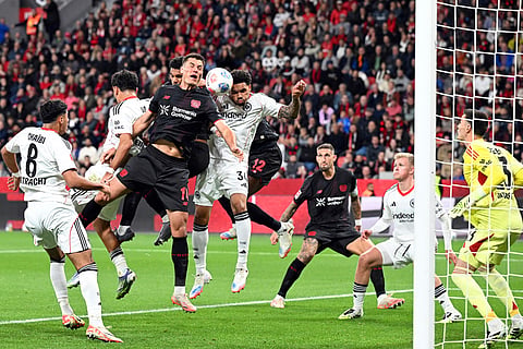 Bundesliga Soccer Match: Eintracht Frankfurt vs Bayer Leverkusen