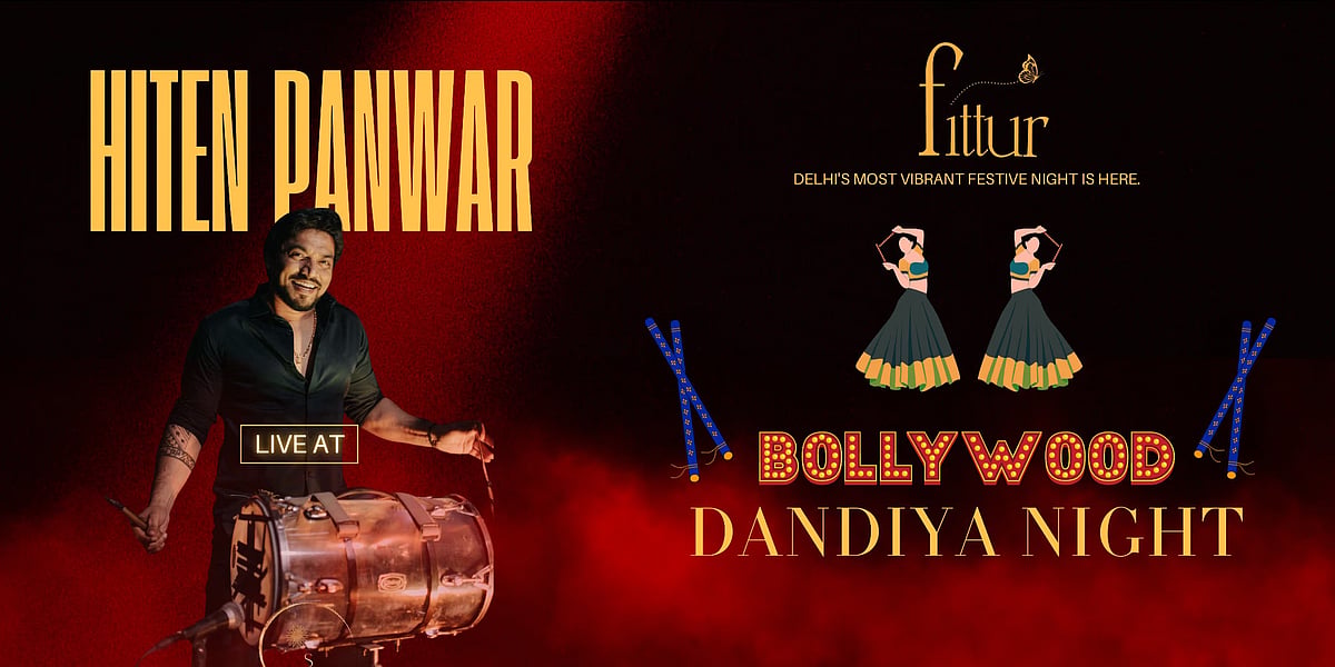 Bollywood Dandiya Night with Hiten Panwar at PSOI Club poster.