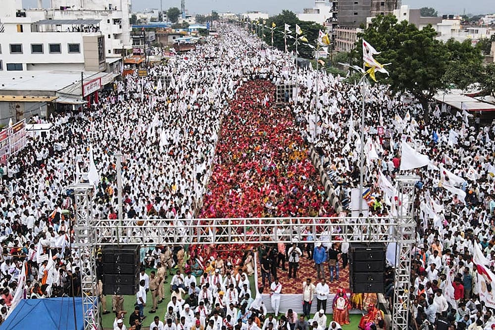 Banjara community protest in Jalna