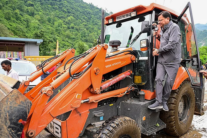 CM Pushkar Singh Dhami inspects disaster-affected areas