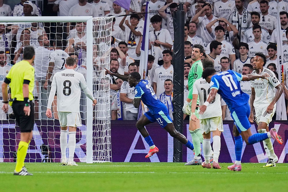 Champions League Soccer Match: Real Madrid vs Olympique Marseille