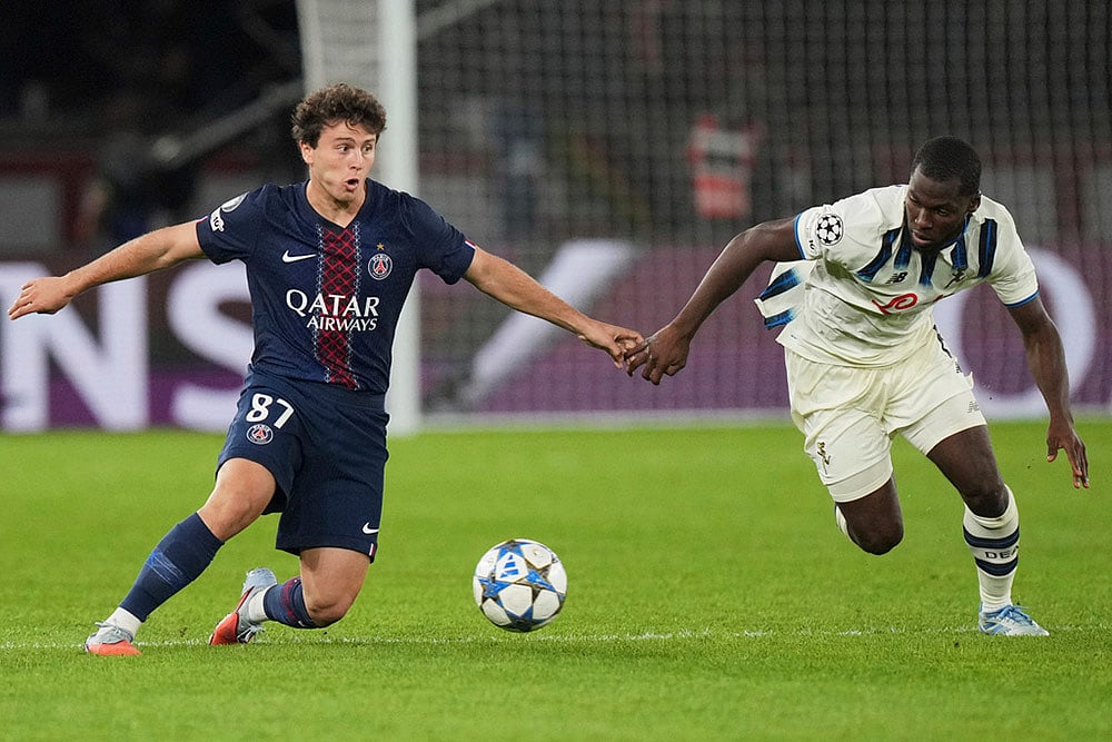 Champions League Soccer Match: Atalanta vs Paris Saint-Germain