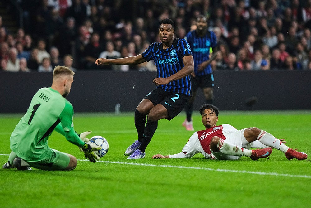 Champions League Soccer Match: Inter Milan vs AFC Ajax